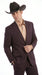 Men’s Brownish Black Pinstripe Western Suit, Cowboy Formal Wedding Ranch Dress Suit Set Slim Fitted