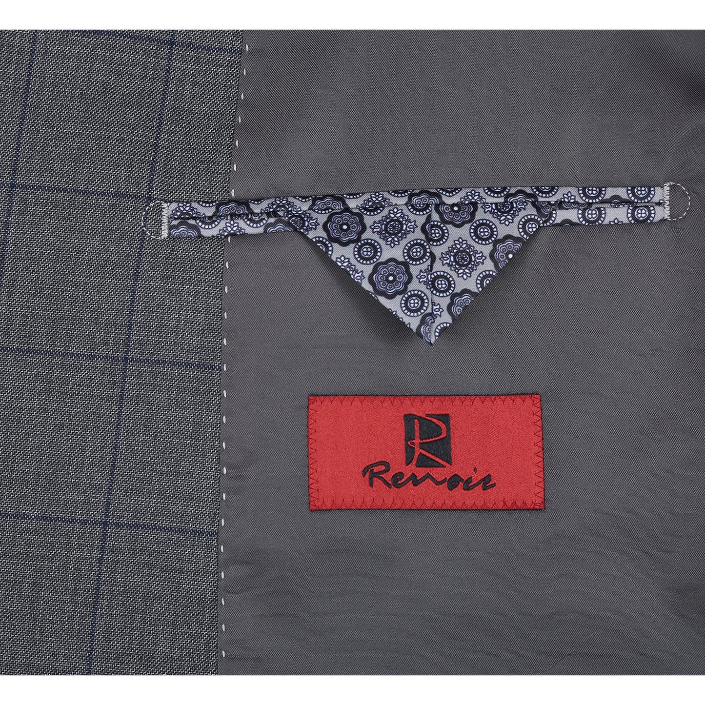 293-44 Men's Double-Breasted New Slim Fit Suits - Image 6
