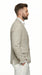 Men’s Light Tan Tweed Blazer – Classic Herringbone Sport Coat, Beige Casual Formal Jacket, Vintage Style Business & Smart Casual Wear