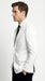 Men’s White Disco Blazer 1980s Sequin Style Jacket – Lapel Collar Party Blazer, Formal Evening Wear, Halloween Masquerade Club Outfit