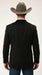 Men’s Black Linen Western Cowboy Blazer – Lightweight Formal Blazer Jacket for Wedding - Country Summer Jacket