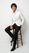 Men’s White Paisley Disco Blazer 1980s Style Jacket – Shawl Lapel Formal Party Blazer, Elegant Masquerade Club Wear, Stylish Evening Outfit