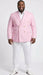 Men’s Light Pink Double Breasted Blazer – Sport Jacket Coat