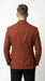 Men’s Rustic Brown Textured Blazer with Notched Lapel, Formal Dress Jacket for Weddings, Parties, Business Look