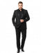 Mens Classic Black Designer Blazer with Beaded Lapel – Elegant Formal and Party Wear Dinner Jacket For Groom