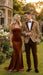 Men’s Brown Tuxedo dinner Jacket Blazer – Jacket for Formal Paisley Pattern Coffee Mocca Color + Bowtie