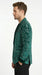 Men’s Emerald Green Paisley Tuxedo Dinner Jacket with Black Lapel, Formal Prom Wedding Party Blazer