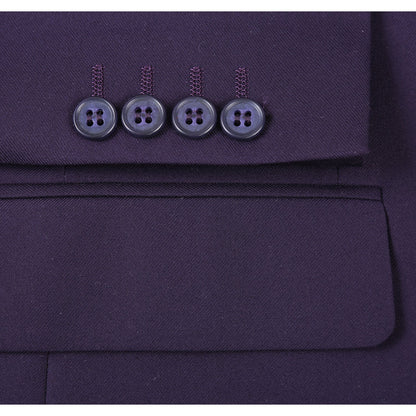 201-14 Men's 2-Piece New Slim Fit Single Breasted Notch Lapel Suit - Image 6