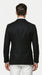 Men’s Black Double Breasted Blazer, Formal Wedding Business Casual Sport Coat Jacket