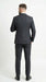 Men’s Black Pinstripe Double Breasted Suit – Classic Formal Business Suit Office and Evening Wear Modern Fit Conservative pattern