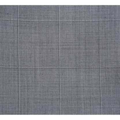 564-1 Men's Classic Fit Wool Blend Stretch Checked Suit - Image 6