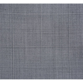 564-1 Men's Classic Fit Wool Blend Stretch Checked Suit - Image 6