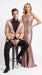 Men’s Rose Gold Tuxedo Jacket – Black Peak Lapel Wedding, Prom and Formal Dinner Blazer