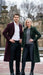 Men’s Burgundy Long Coat – Classic Fit Wool Blend Overcoat - Topcoat Full length