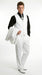 Men’s All White Classic 3 Piece Suit with High Vest, 3 Button Jacket and Pleated Pants