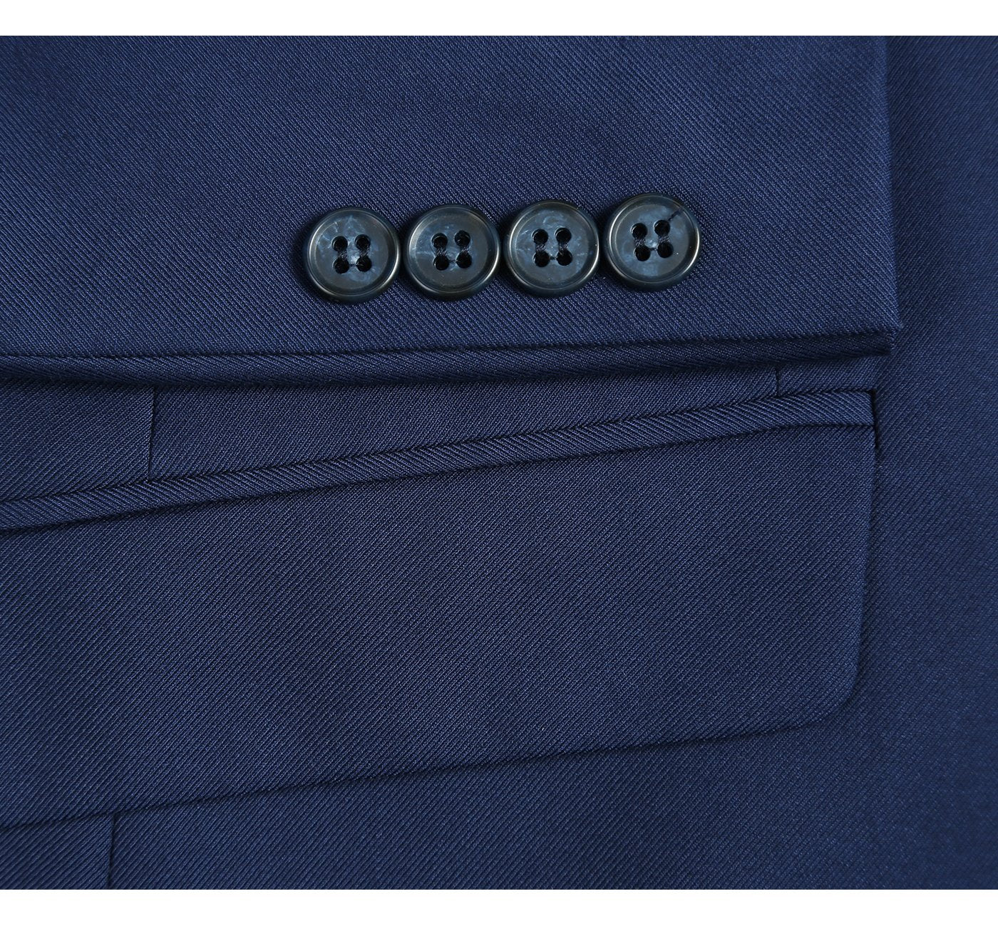201-18 Men's 2-Piece Slim Fit Single Breasted Notch Lapel Suit - Image 7