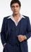 Tony Montana’s Blue Pinstripe 3 Piece Suit – Men’s Vintage Blue Striped Suit for Wedding, Prom and Classic Formal Wear