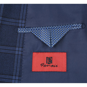 293-22 Men's Slim Fit Checked Suits - Image 6