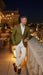 Men’s Olive Green Blazer Sport Coat – Linen Fabric Summer in pistachio sage green
