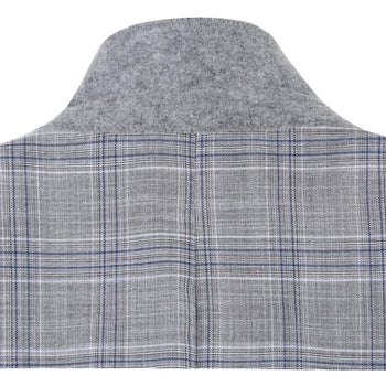 293-23 Men's Classic Fit Checked Suits - Image 6