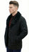 Men’s Black Sheepskin Leather Jacket Cowboy – Warm Faux Fur Collar Coat, Winter Long Jacket, Casual Western Style Outerwear