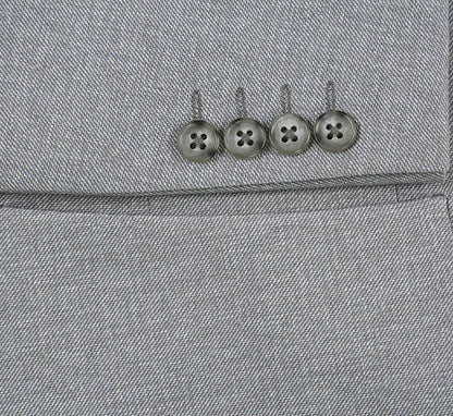 Half Canvas Slim Fit Blazer in Gray - Image 5