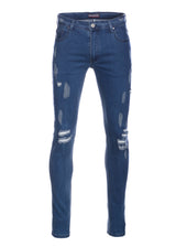 Skinny stretch ripped Jeans Dark Wash