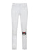 Skinny Jean with Skull  knee patch