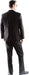 Mens Extra Long For Tall Man Vested 3 Piece Suit in Color Black Two Buttons Modern Fit