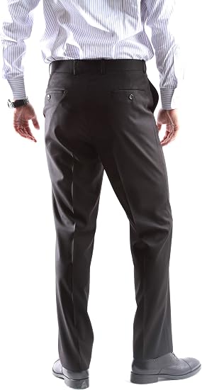 Mens Extra Long For Tall Man Vested 3 Piece Suit in Color Black Two Buttons Modern Fit