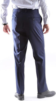 Mens Extra Long For Tall Man Vested 3 Piece Suit in Color Midnight Blue Two Buttons Modern Fit