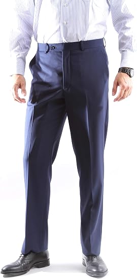 Mens Extra Long For Tall Man Vested 3 Piece Suit in Color Midnight Blue Two Buttons Modern Fit