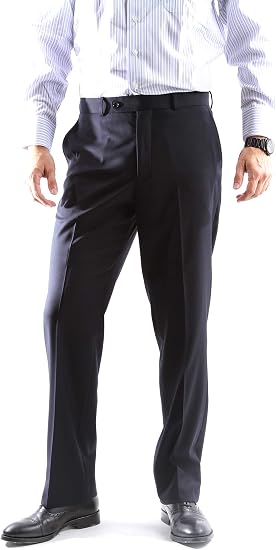 Mens Extra Long For Tall Man Vested 3 Piece Suit in Color Navy Two Buttons Modern Fit