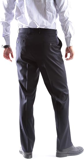 Mens Extra Long For Tall Man Vested 3 Piece Suit in Color Navy Two Buttons Modern Fit