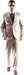 Mens Extra Long For Tall Man Vested 3 Piece Suit in Color Beige Two Buttons Modern Fit