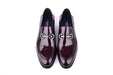 C0001205-7249 loafer with silver buckle-Dark Burgundy