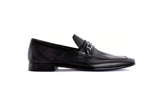 C0001117-7256 Side buckle loafer- Black - Image 3