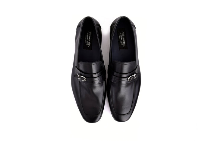 C0001117-7256 Side buckle loafer- Black - Image 5