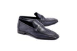 C0001116-7256 Side buckle loafer- Navy