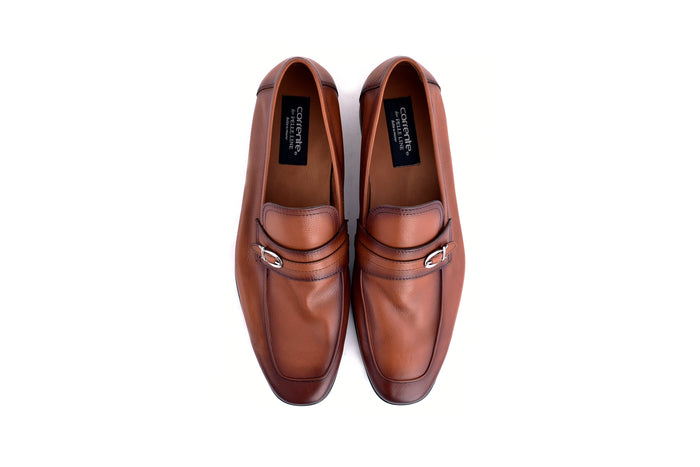 C0001118-7256 Side buckle loafer- Tan - Image 5
