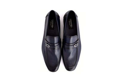C0001116-7256 Side buckle loafer- Navy - Image 5