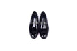C00012-7260 Formal loafer with silver buckle-Black Patent