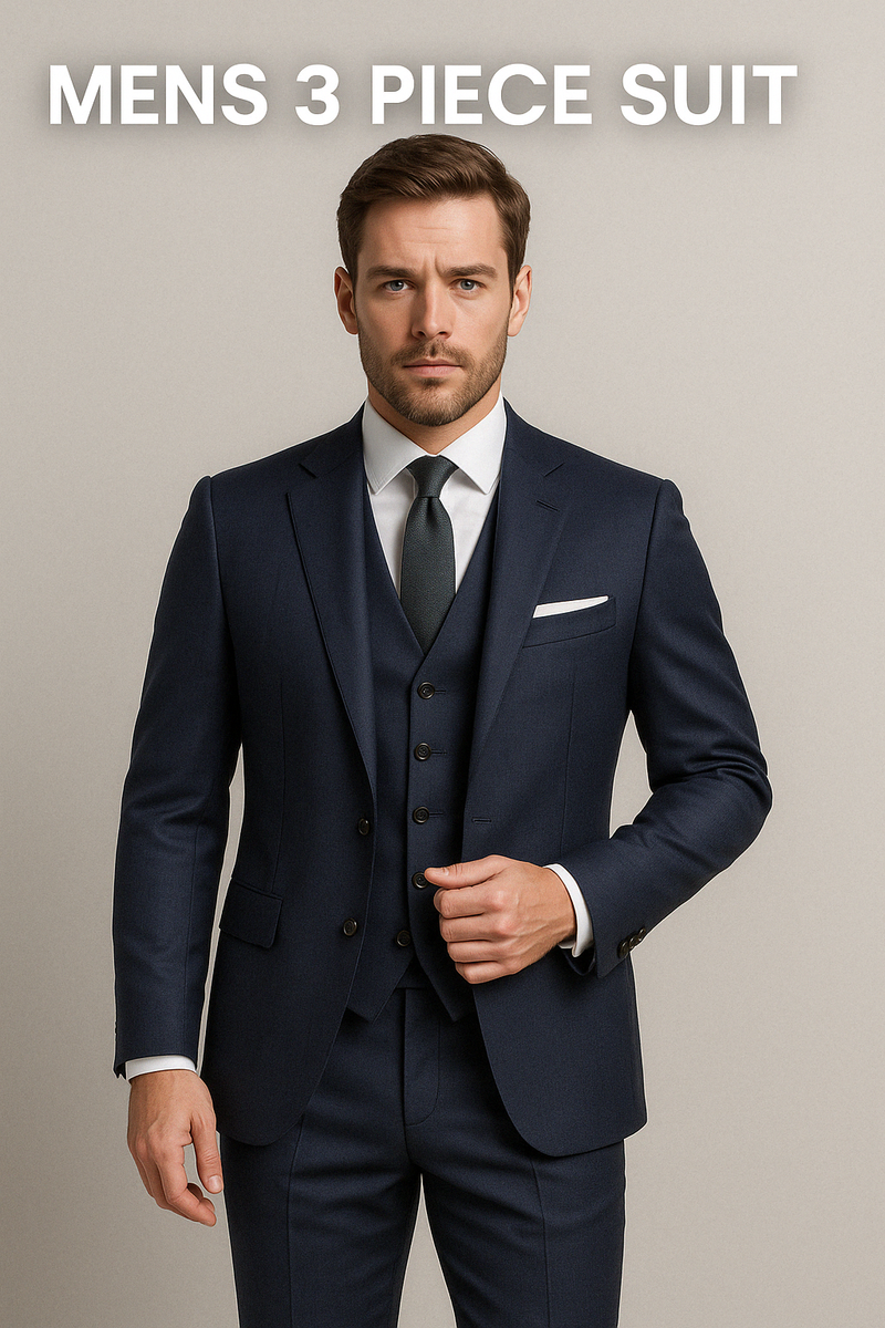 Mens 3 Piece Suit