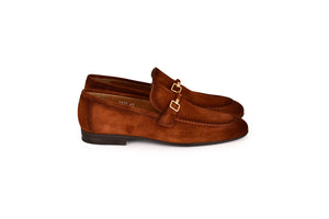 C000204-7373S Soft suede Buckle Loafer-Tan - Image 2