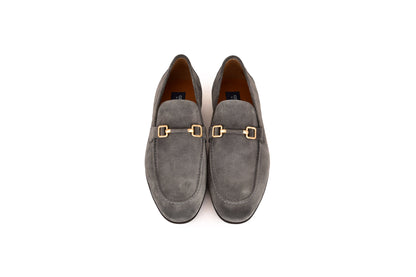 C000205-7373S Soft suede Buckle Loafer-Grey - Image 4