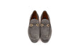 C000205-7373S Soft suede Buckle Loafer-Grey