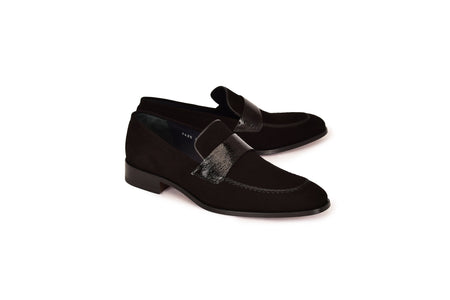 C000211-7425S Loafer-Black Suede