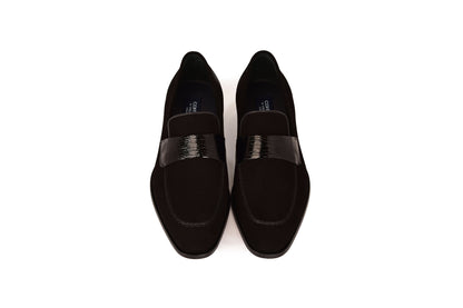 C000211-7425S Loafer-Black Suede - Image 4
