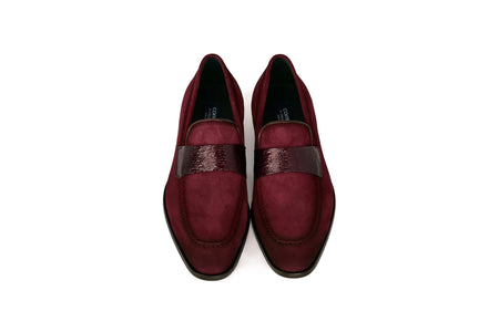 C000213-7425S Loafer-Burgundy Suede
