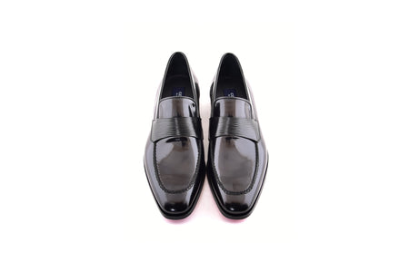 C000210-7425 Formal Loafer-Black Luxe leather